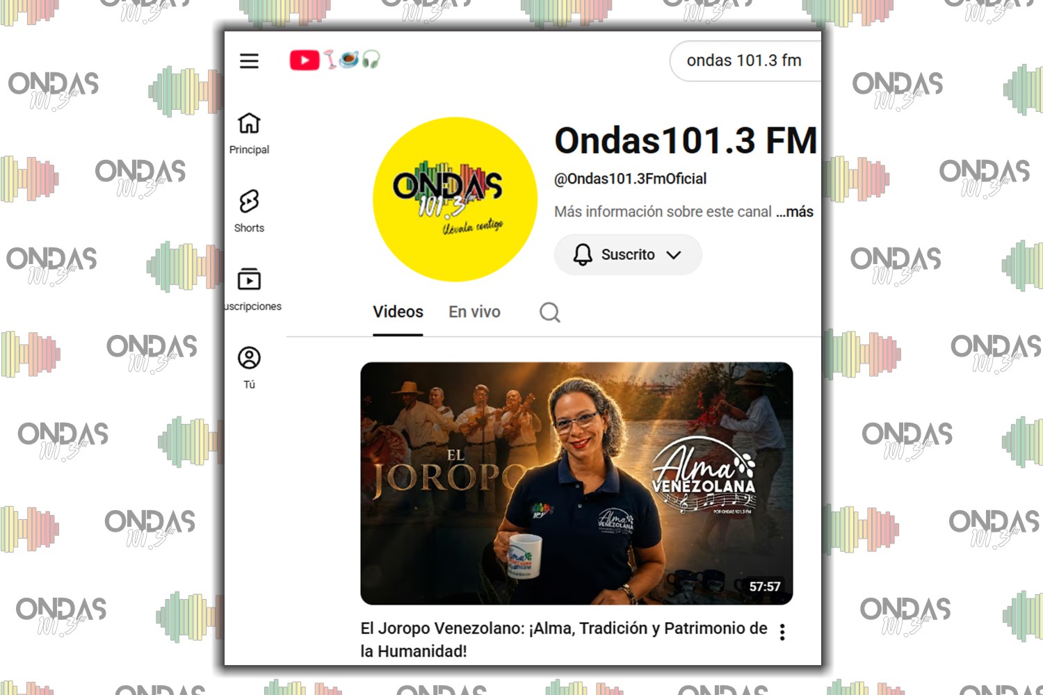 Video El Joropo en nuestro canal de youtube